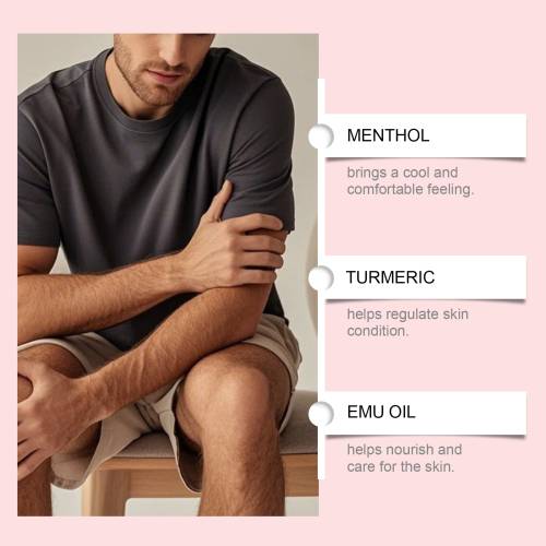 Mentol gurkemeje massagegel