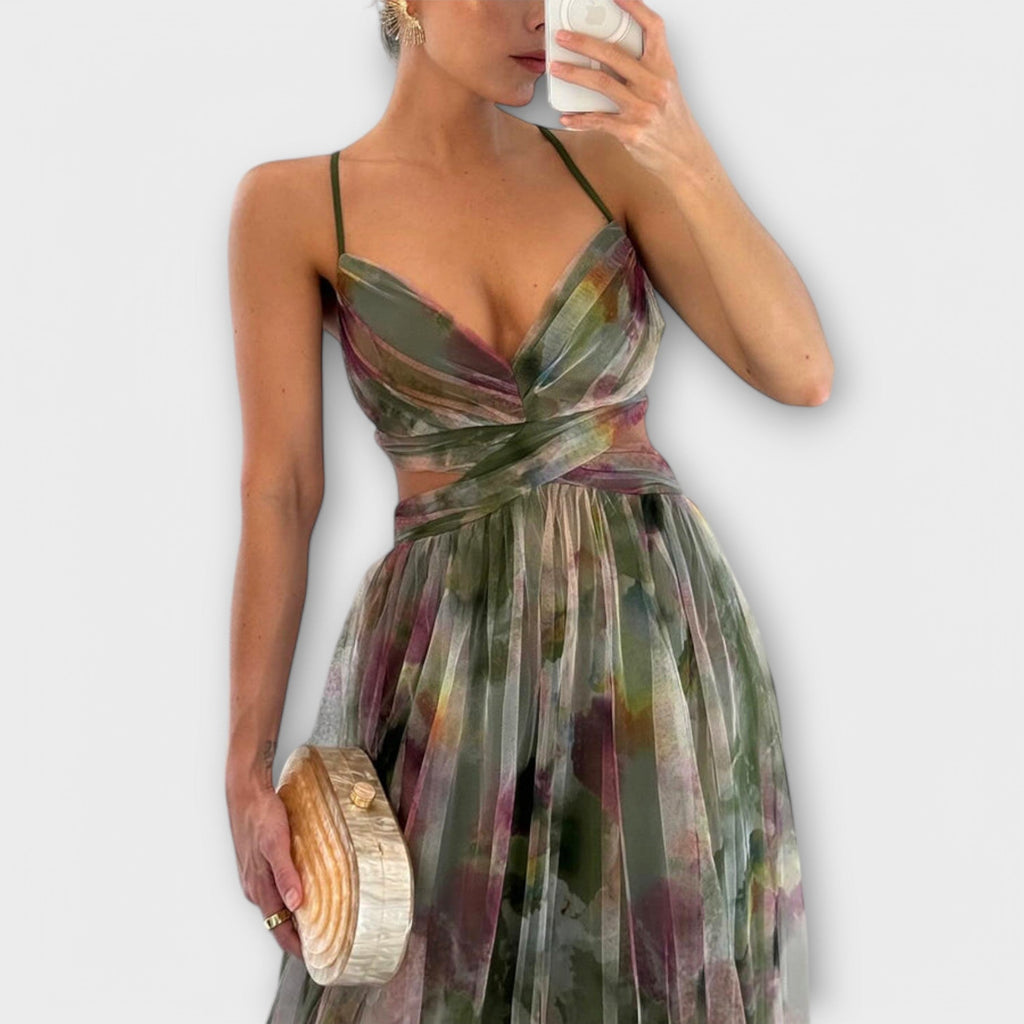 ANNAI MESH MAXIKJOL | Elegant og figurskabende pasform