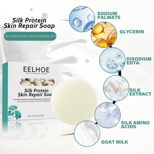 Silkeprotein gedemælk ansigtssæbe
