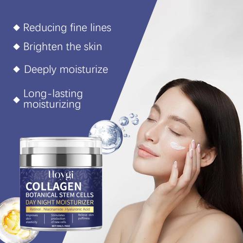 Retinol fugtcreme med kollagen og niacinamid