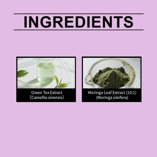 Grøn te moringa dråber