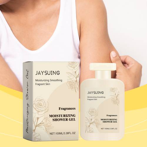 Parfumeret showergel med kollagen og rose
