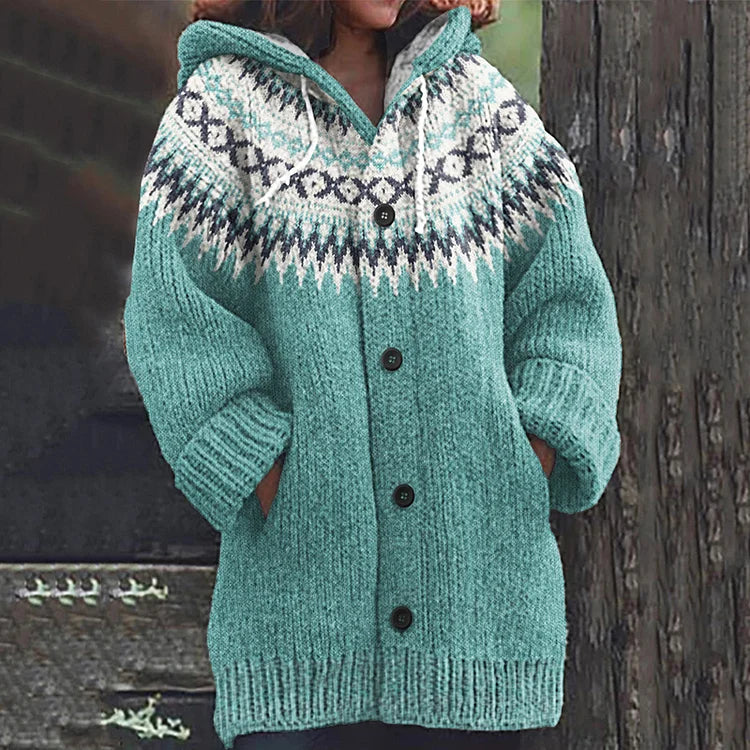 Signe - Strikket cardigan i uld