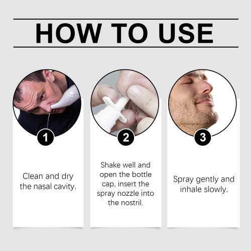 Urte næsespray med mælkebøtte og bynke