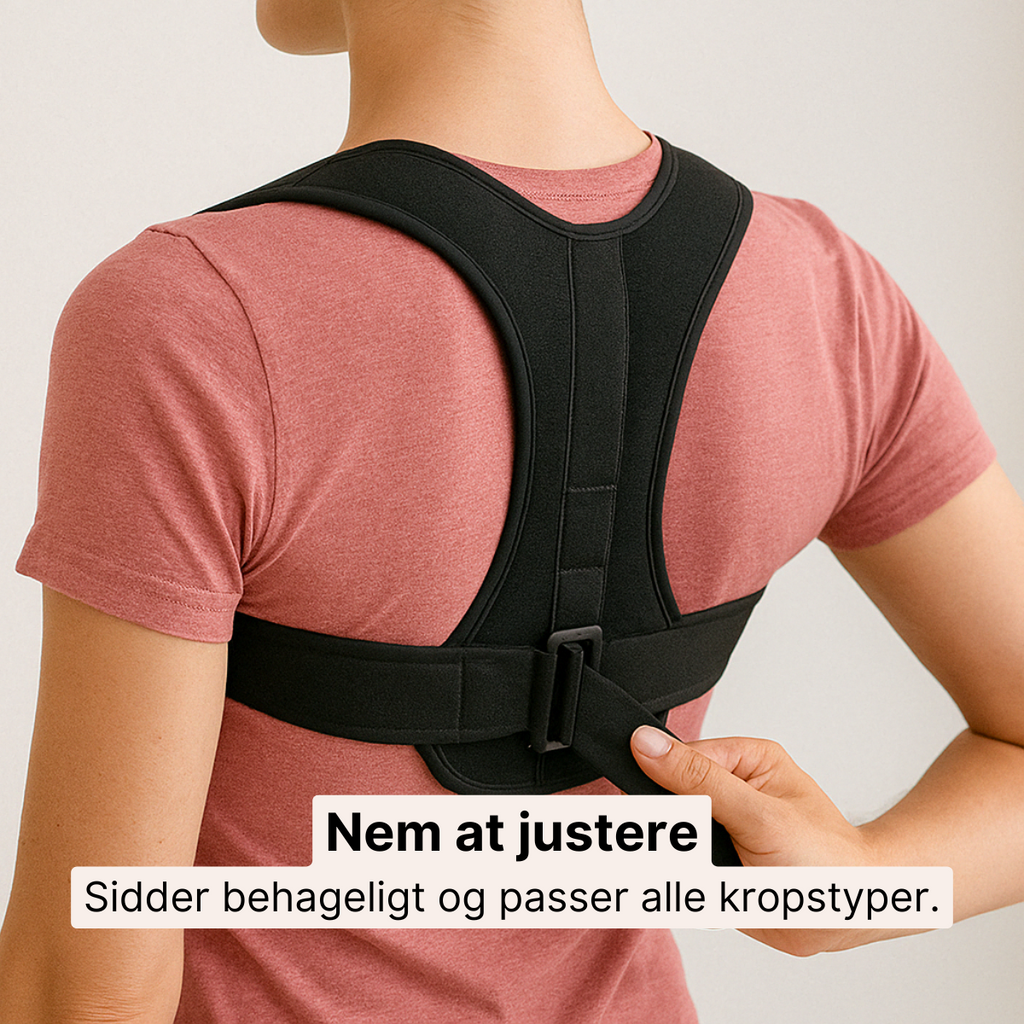 Holdningskorrigerende Rygstøtte til Mænd og Kvinder