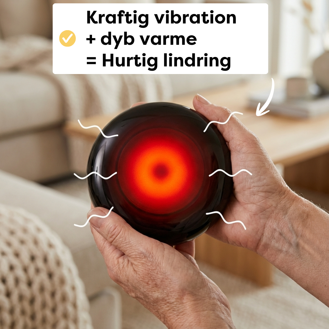 VibraStone - Massageapparat med Varme