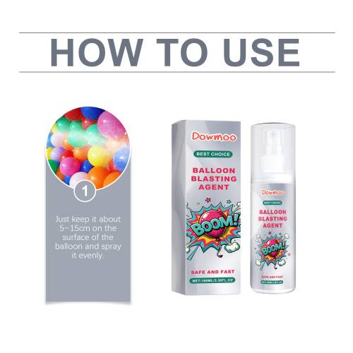 Latexballon dekorationsspray