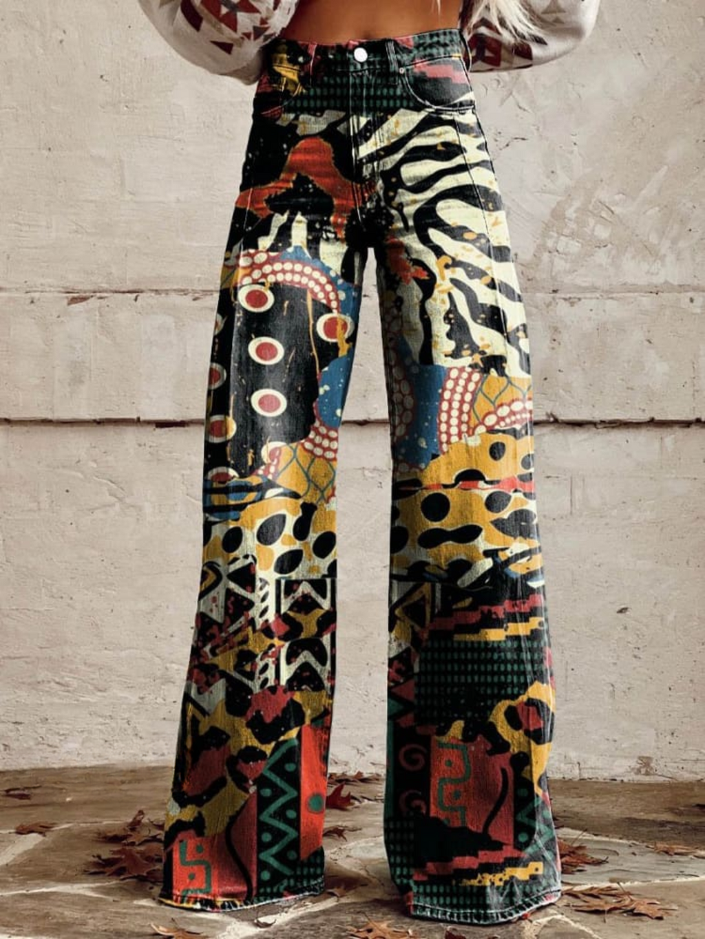 Leia | Tribal Kunst Statement Bukser