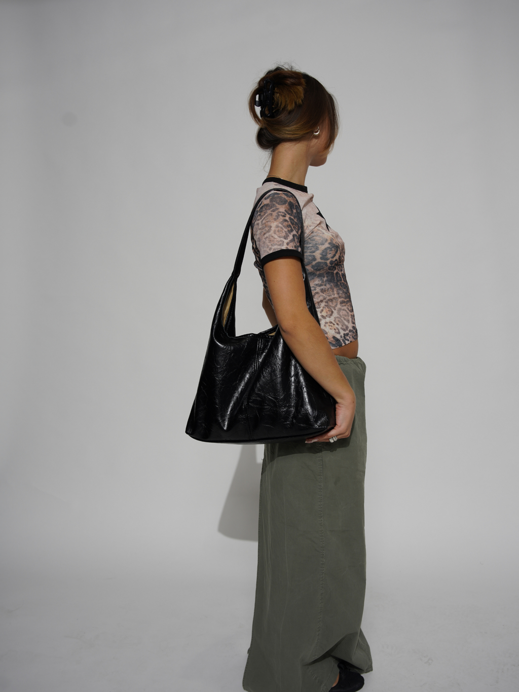 Jytte | Chic Sort Hobo Taske