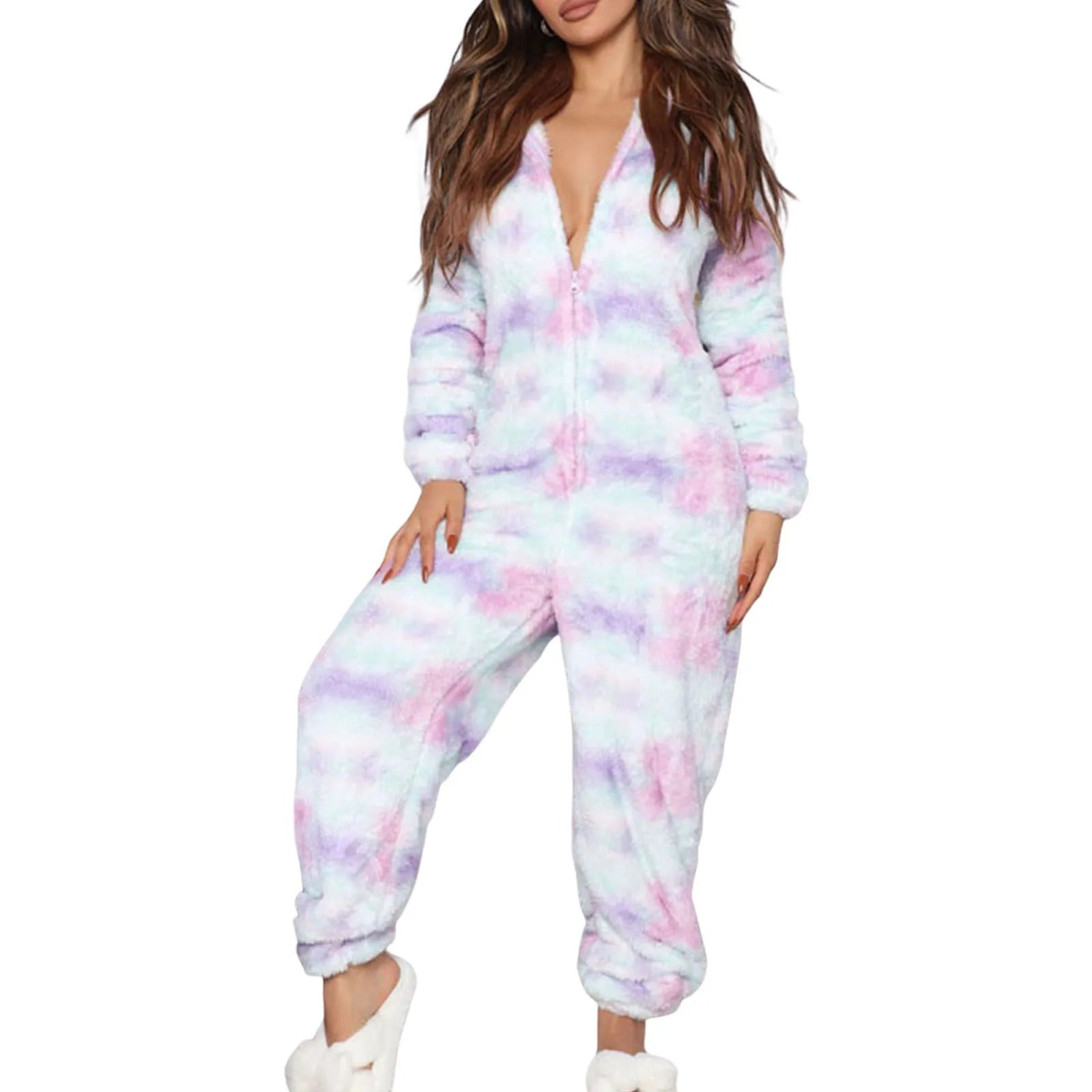 Kaja | Hyggeligt Fleece Loungewear med Stjerneprint