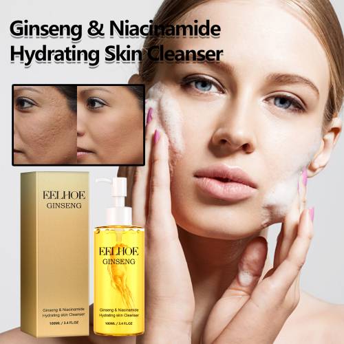 Ginseng skumrens med niacinamid