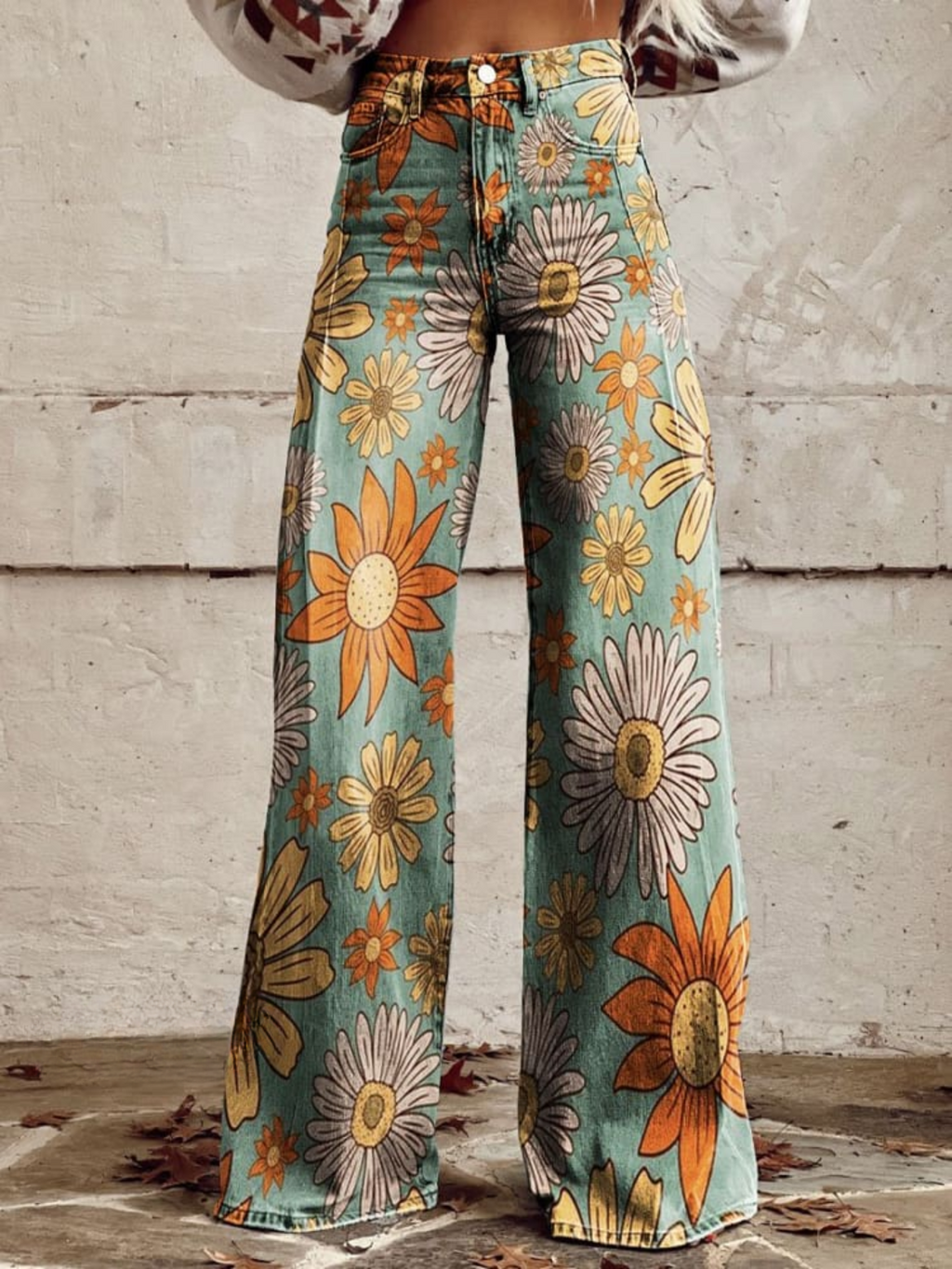 Ditte | Festival Bloom Bred-Bukser