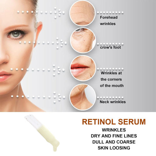 Retinol og peptid serum med squalan