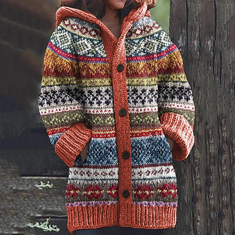 Signe - Strikket cardigan i uld