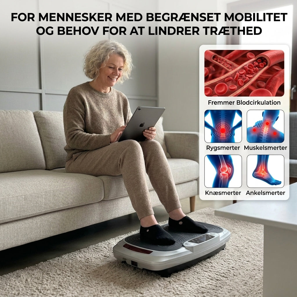 Vibrationstræner Max - Flere vibrationer & 200 kg kapacitet