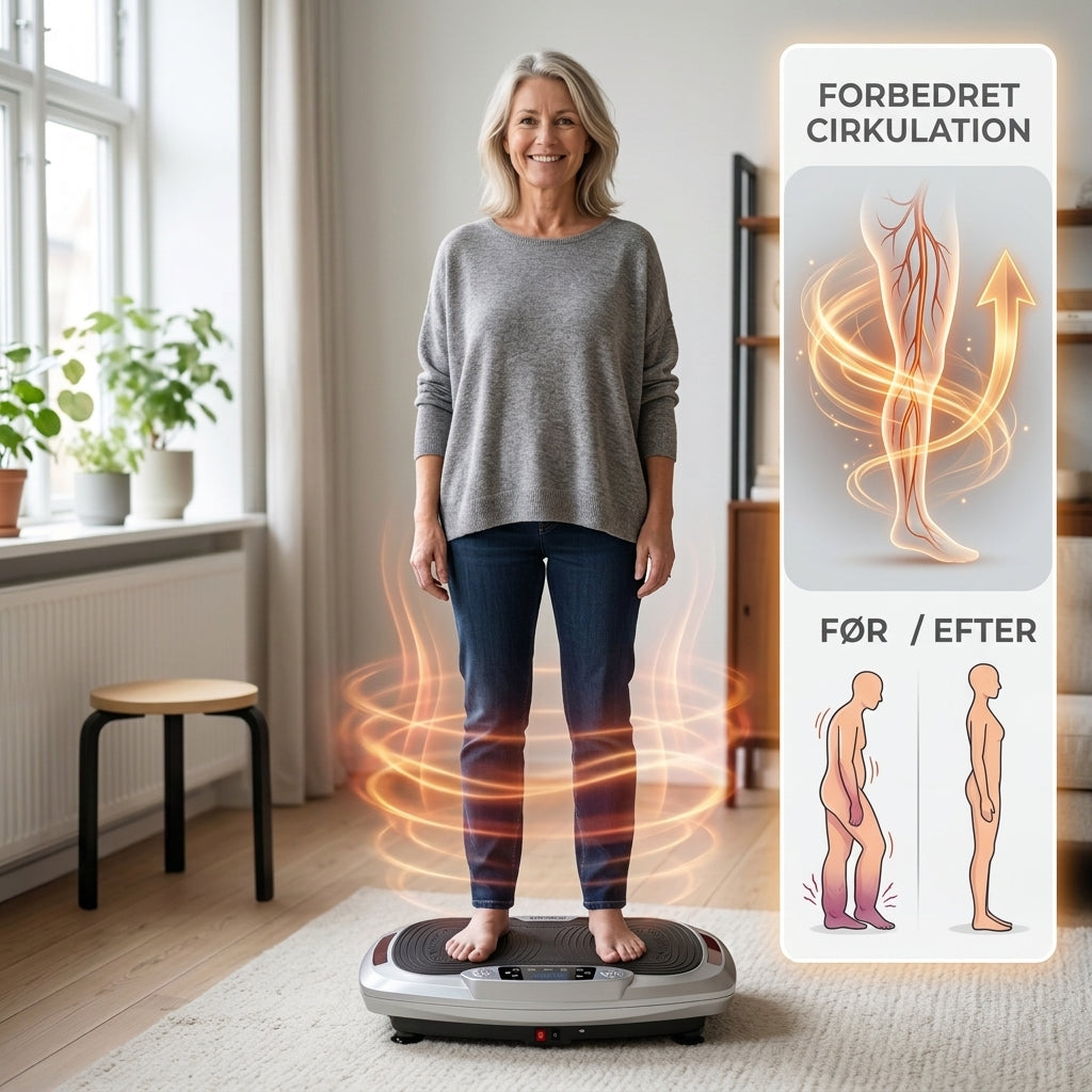 Vibrationstræner Max - Flere vibrationer & 200 kg kapacitet