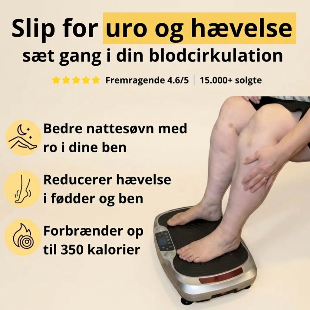 Vibrationstræner Max - Flere vibrationer & 200 kg kapacitet