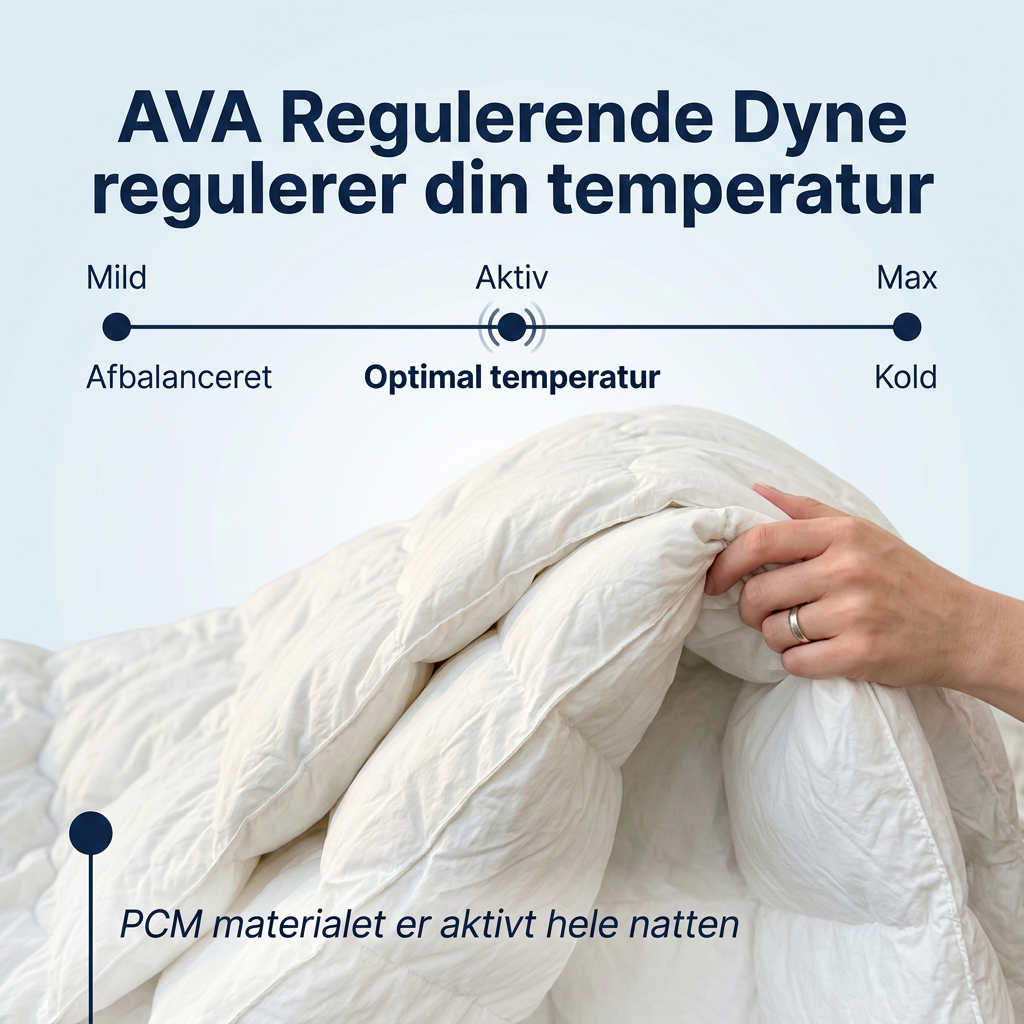 AVA Regulerende Dyne — Oplev perfekt temperatur og bedre søvn fra første nat