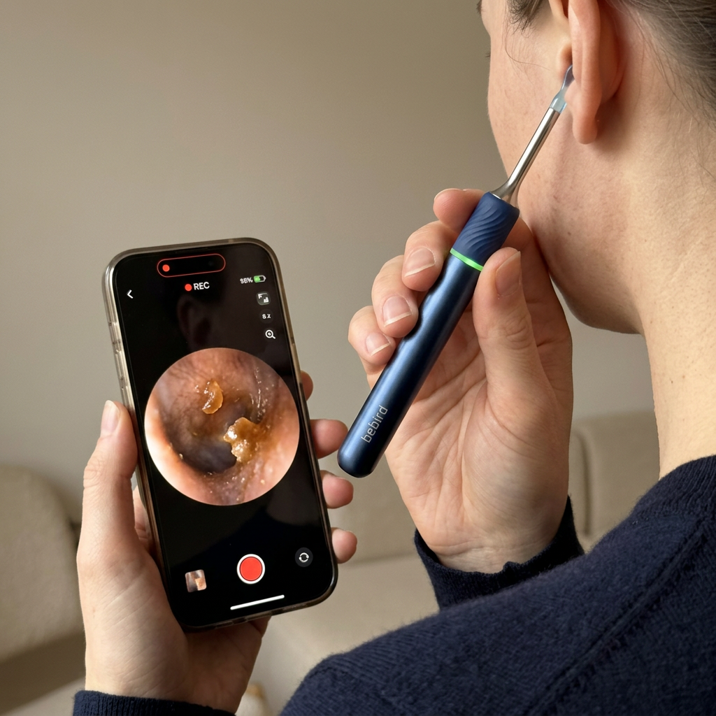 Bebird Note5 Pro - Ørerenser med HD-kamera slut med at rense i blinde