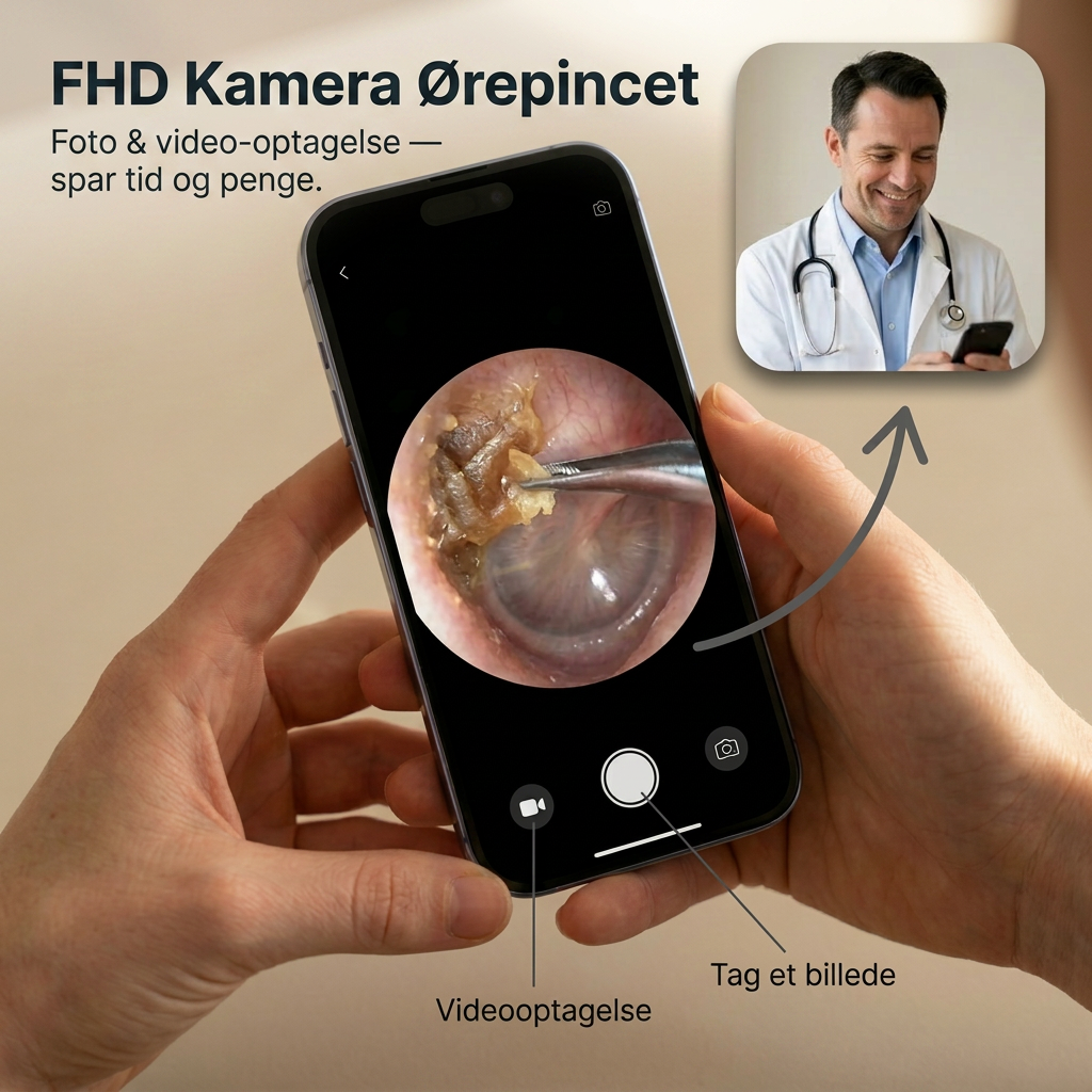 Bebird Note5 Pro - Ørerenser med HD-kamera slut med at rense i blinde