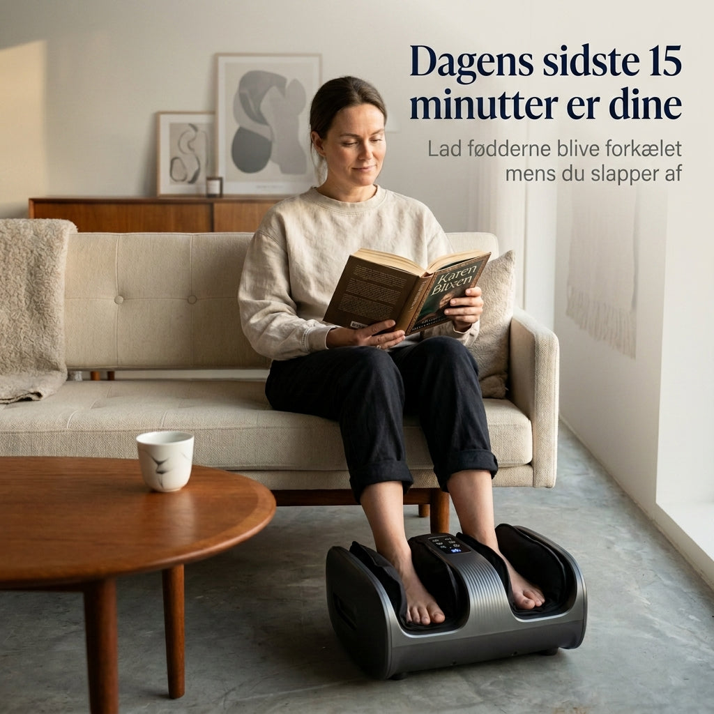 AVA Fodmassager Pro – Varmende shiatsumassage til fødder og lægge