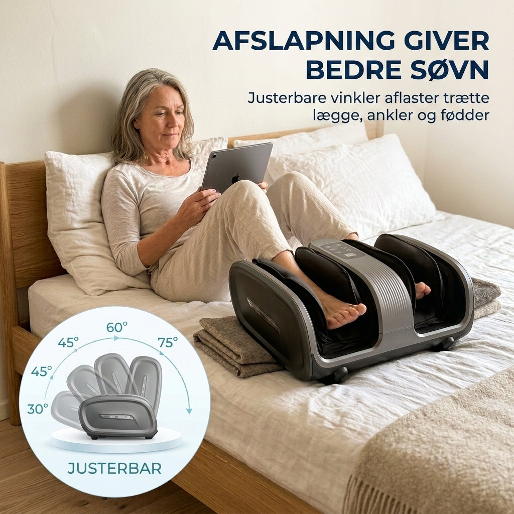 AVA Fodmassager Pro – Varmende shiatsumassage til fødder og lægge