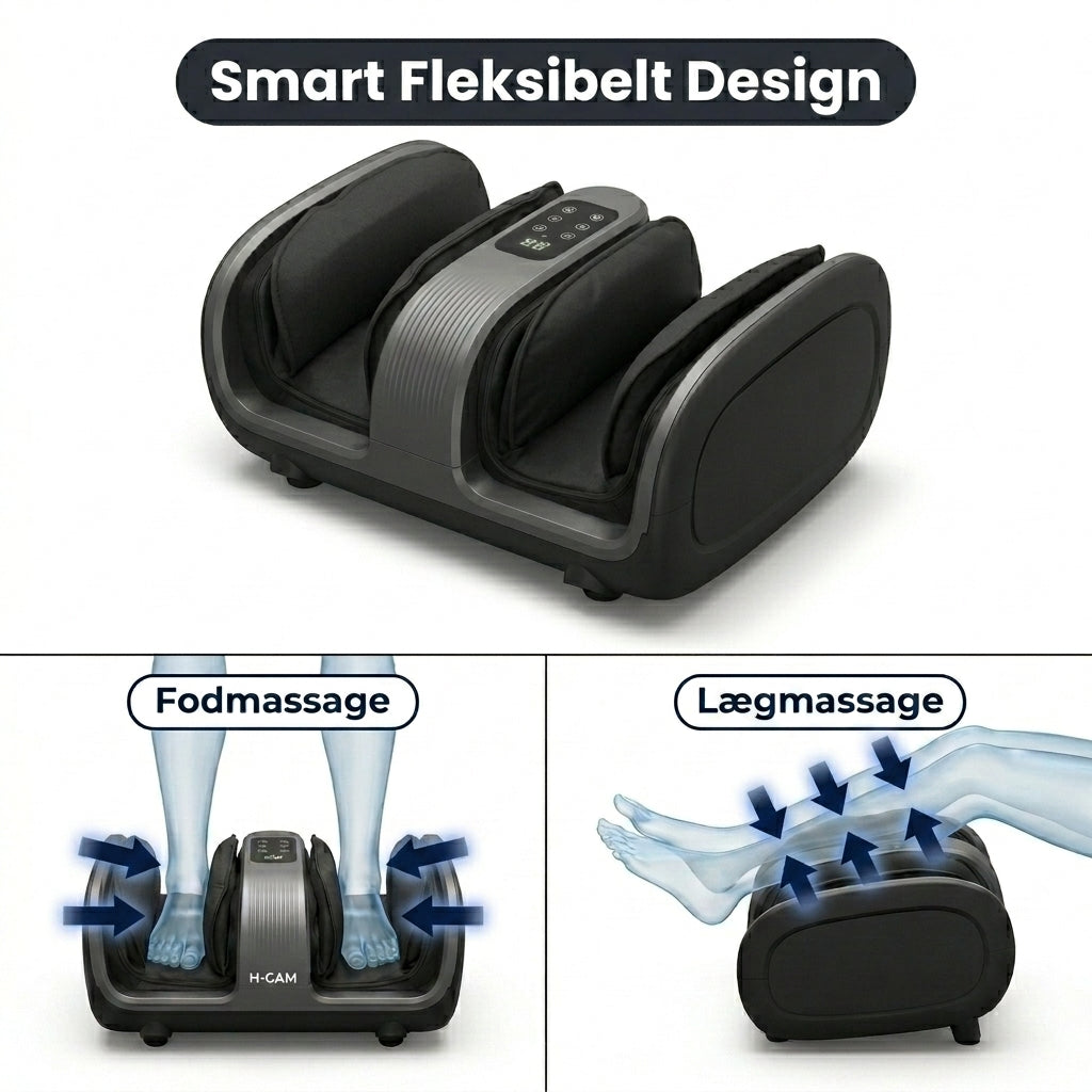 AVA Fodmassager Pro – Varmende shiatsumassage til fødder og lægge