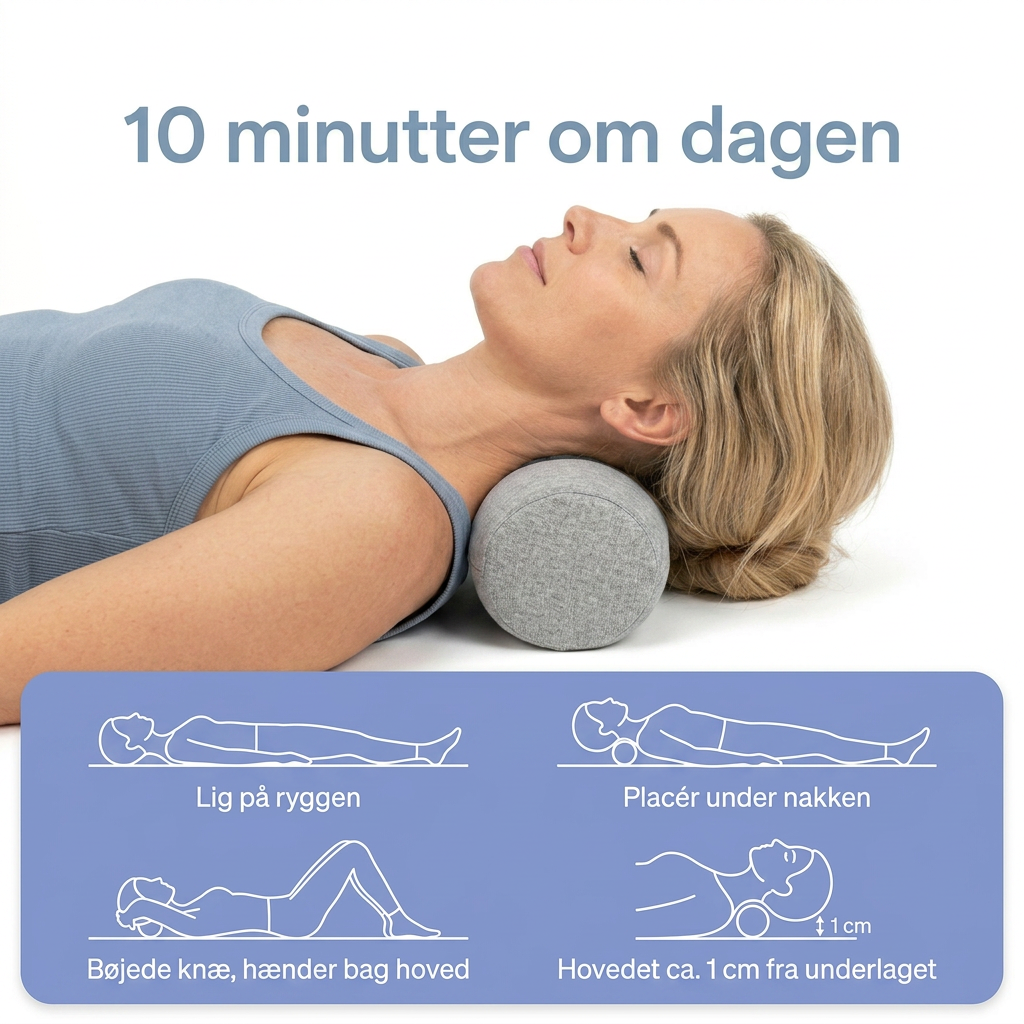 Ergonomisk Nakkepude – Ortopædisk memory foam pude mod nakkesmerter