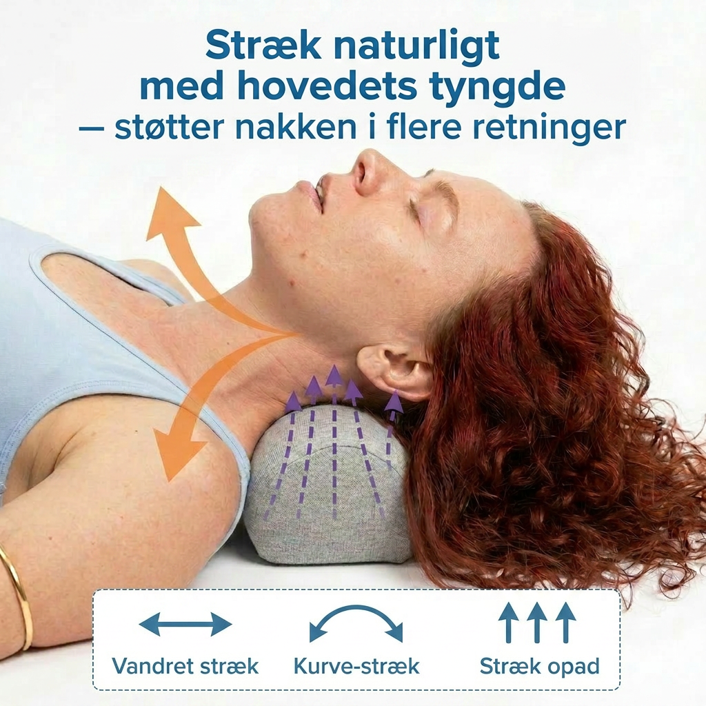 Ergonomisk Nakkepude – Ortopædisk memory foam pude mod nakkesmerter