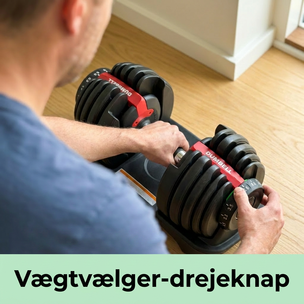 Justerbar Håndvægt til hjemmetræning