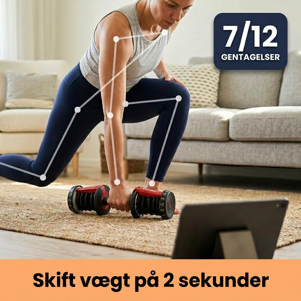Justerbar Håndvægt til hjemmetræning