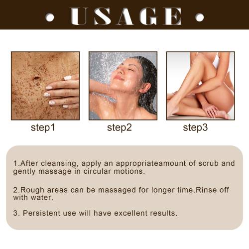 Kaffe bodyscrub med mælkesyre