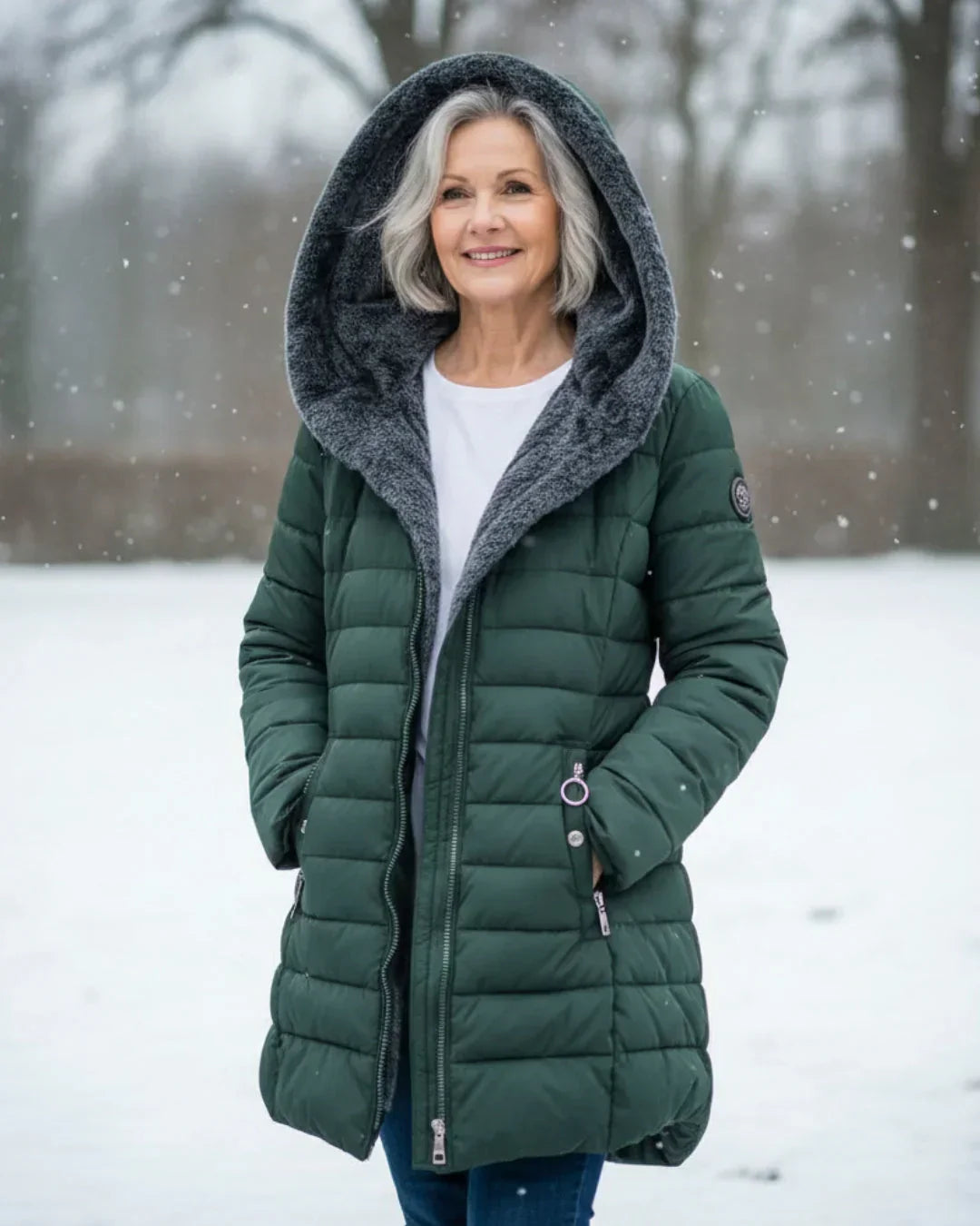 Olivia | Vatteret Vinterjakke