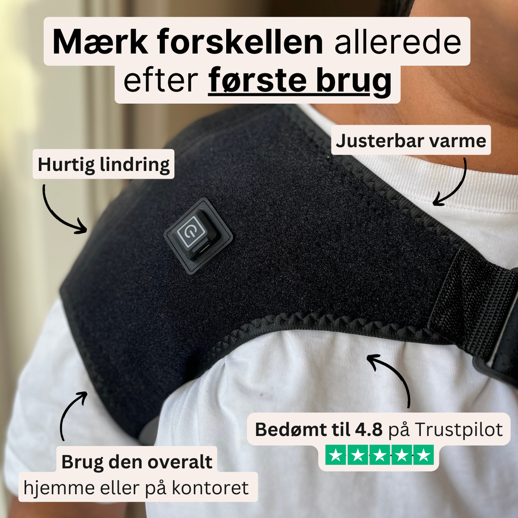 HeatRelief Pro – Hurtig, justerbar varme til ømme skuldre!