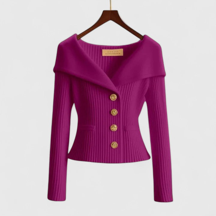 Katrine | Elegant strikcardigan