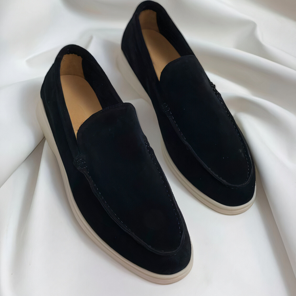 Julius | Stilfulde Slip-On Ruskindsloafers