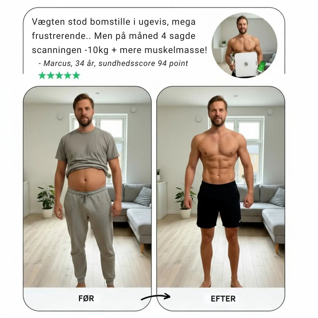 NordicFit Kropsskanner (Inkl. dansk app)