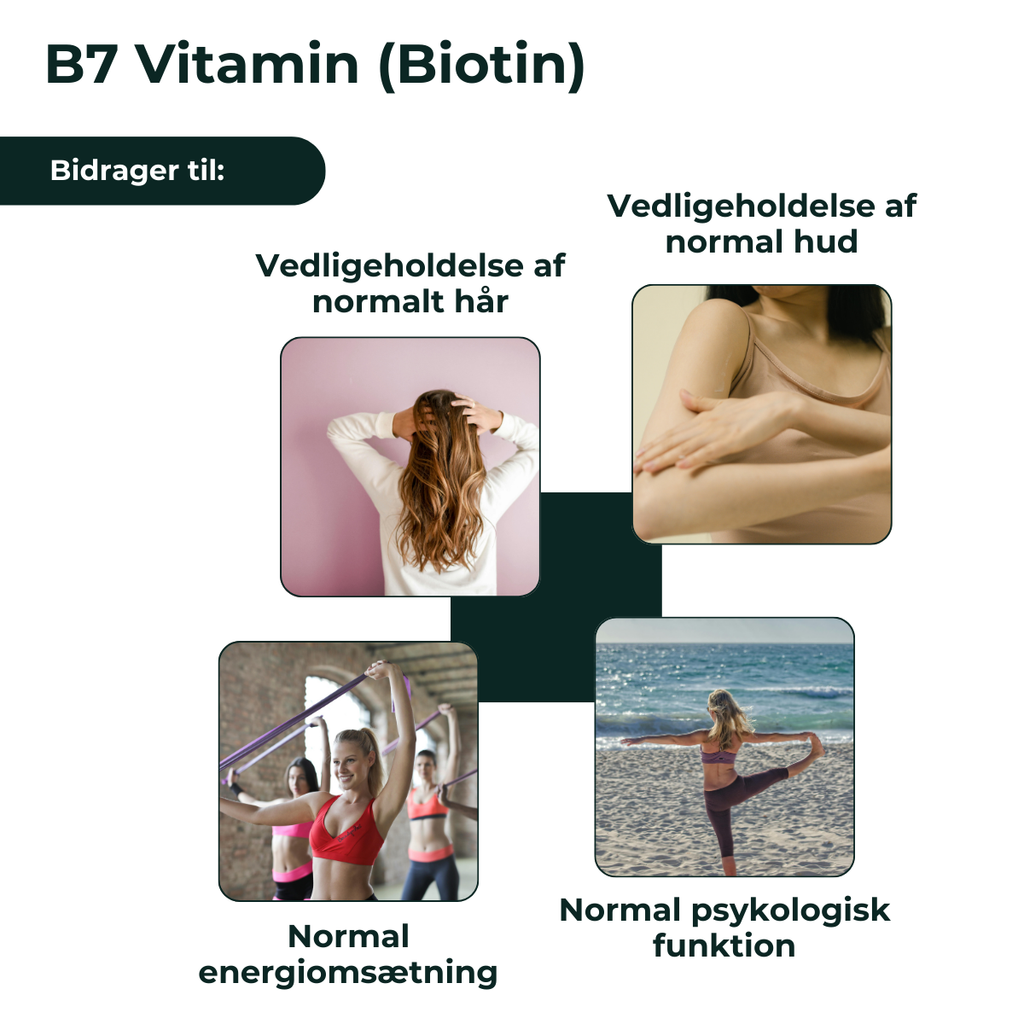 Biotin 15.000 MCG - Højstyrke Biotin kapsler til sundt hår, hud og negle (300 stk.)