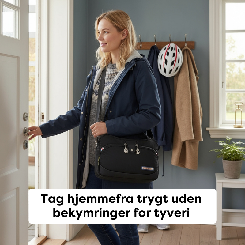 Tyverisikret Håndtaske med Smart Organisering