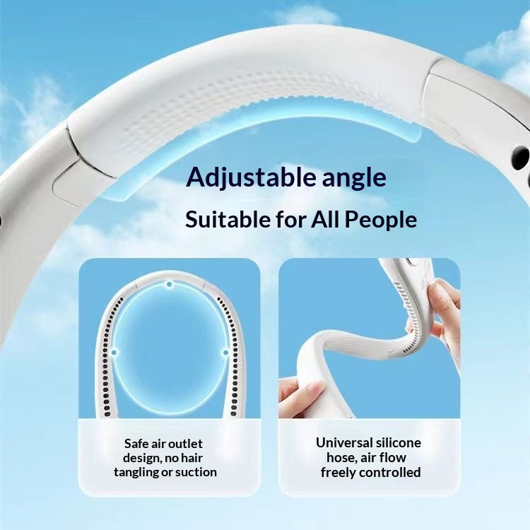 Vingeløs USB-halsventilator