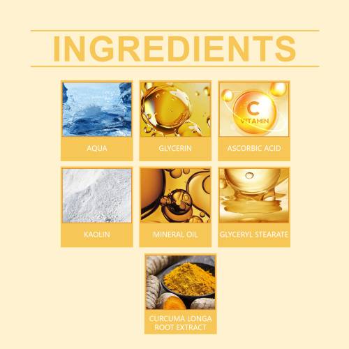 C-vitamin gurkemeje lermaske