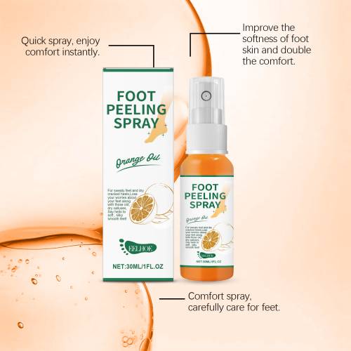 Sukkerrør appelsin fod-peelingspray