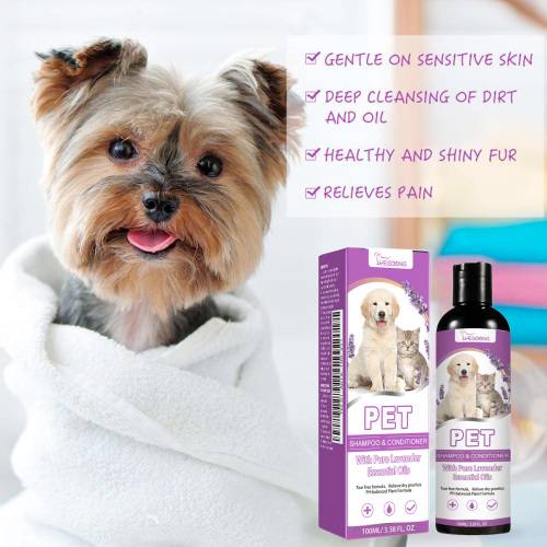 Glattende kæledyrsshampoo
