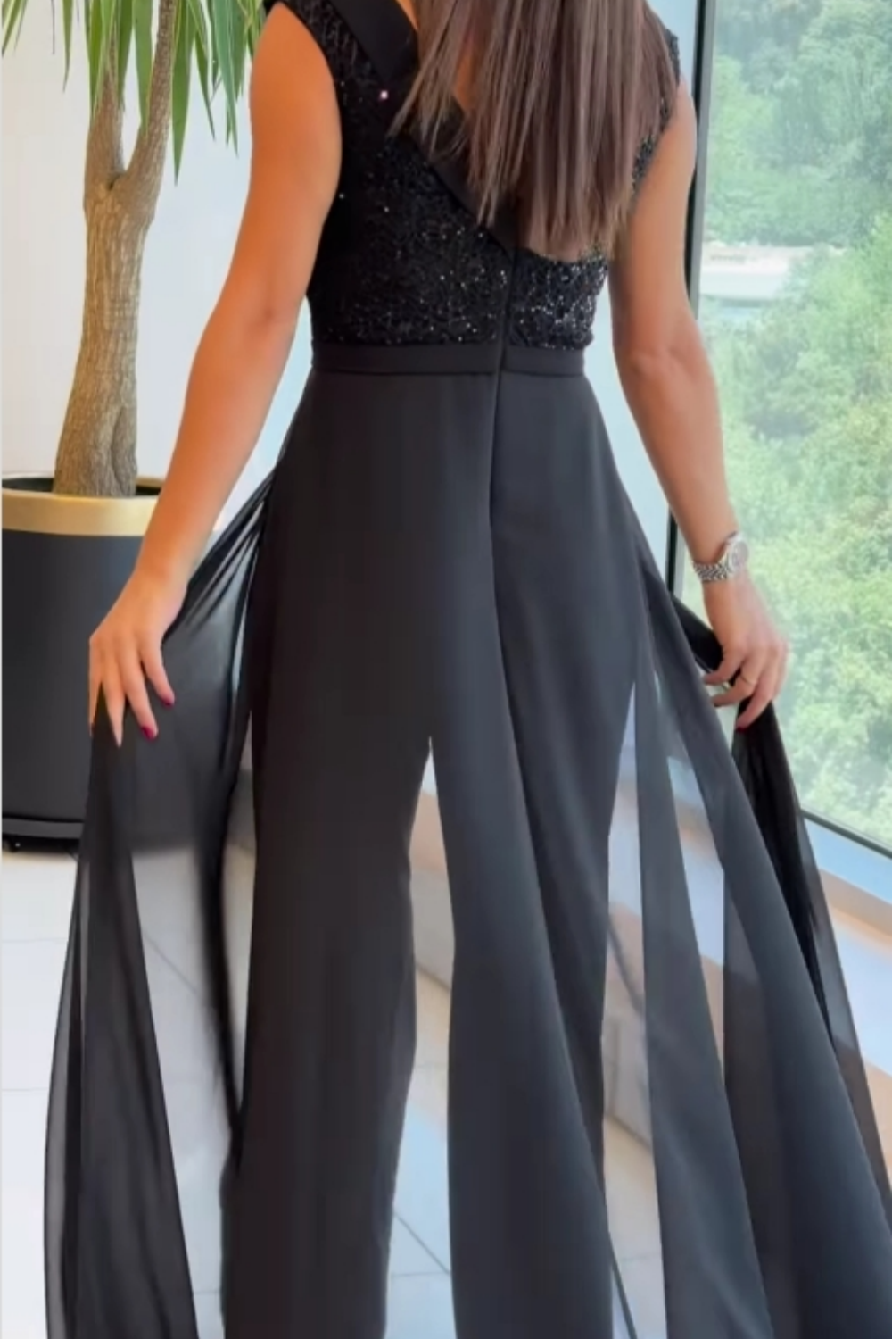 LOUNA | Stilfuld Ærmeløs Jumpsuit