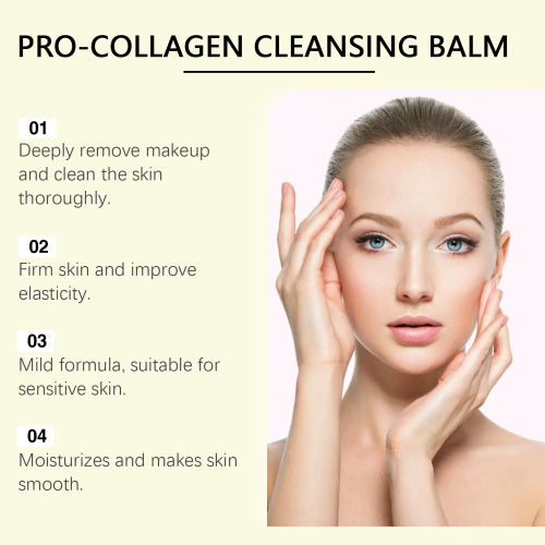 Kollagen rensebalm til makeupfjernelse