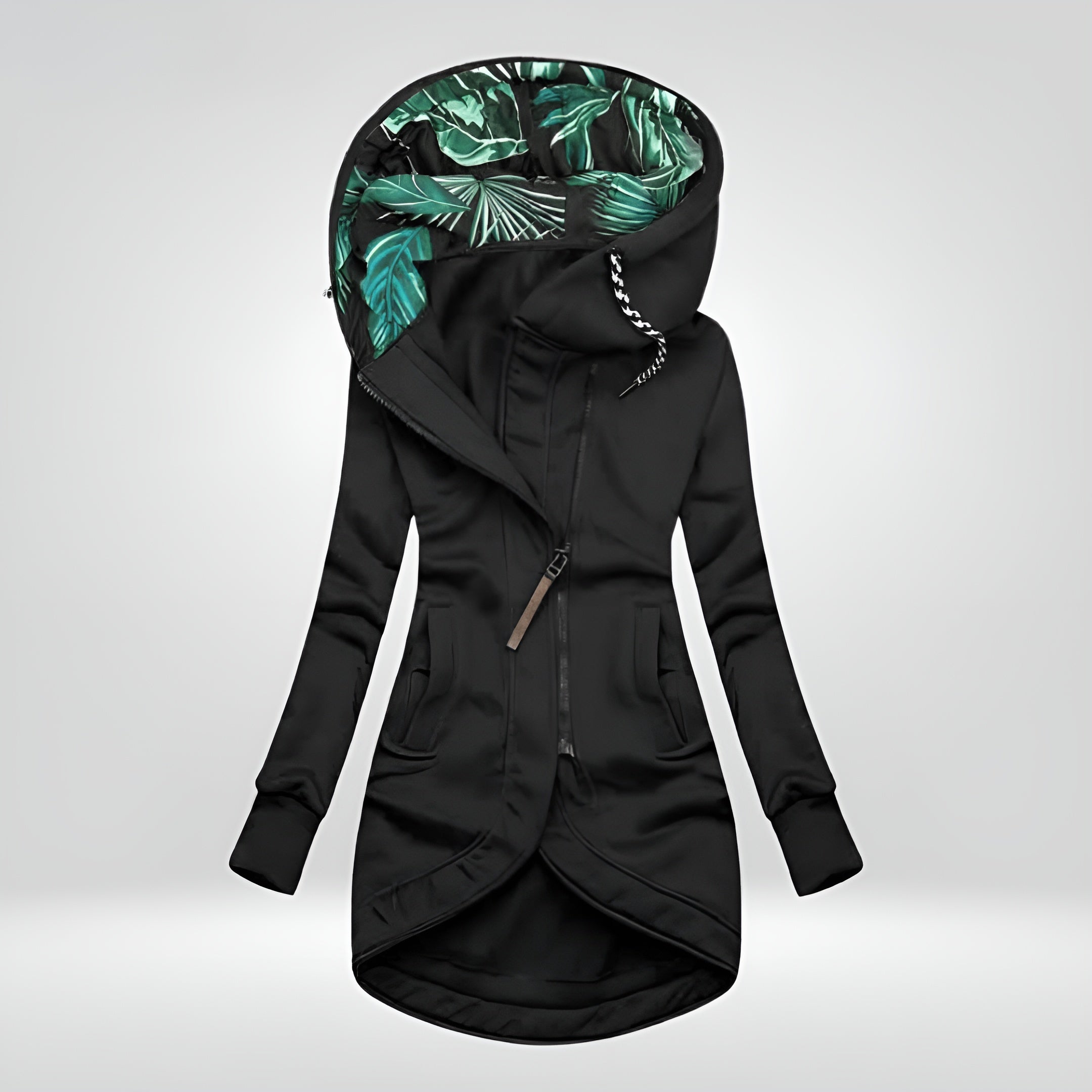 Aysha | Stilfuld Lang Hoodie Jakke