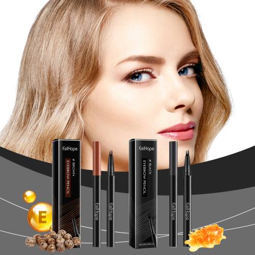 Microblading brynspen med fire spidser