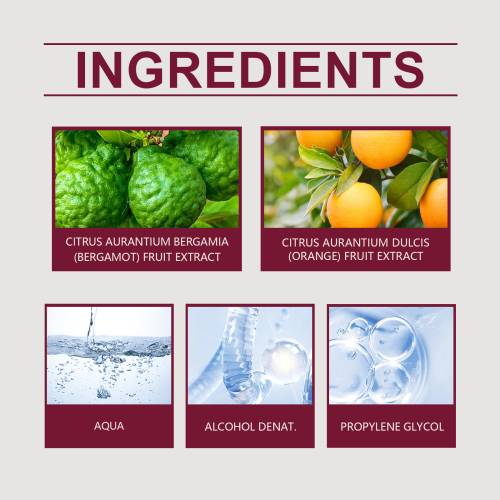 Bergamot og lime cologne
