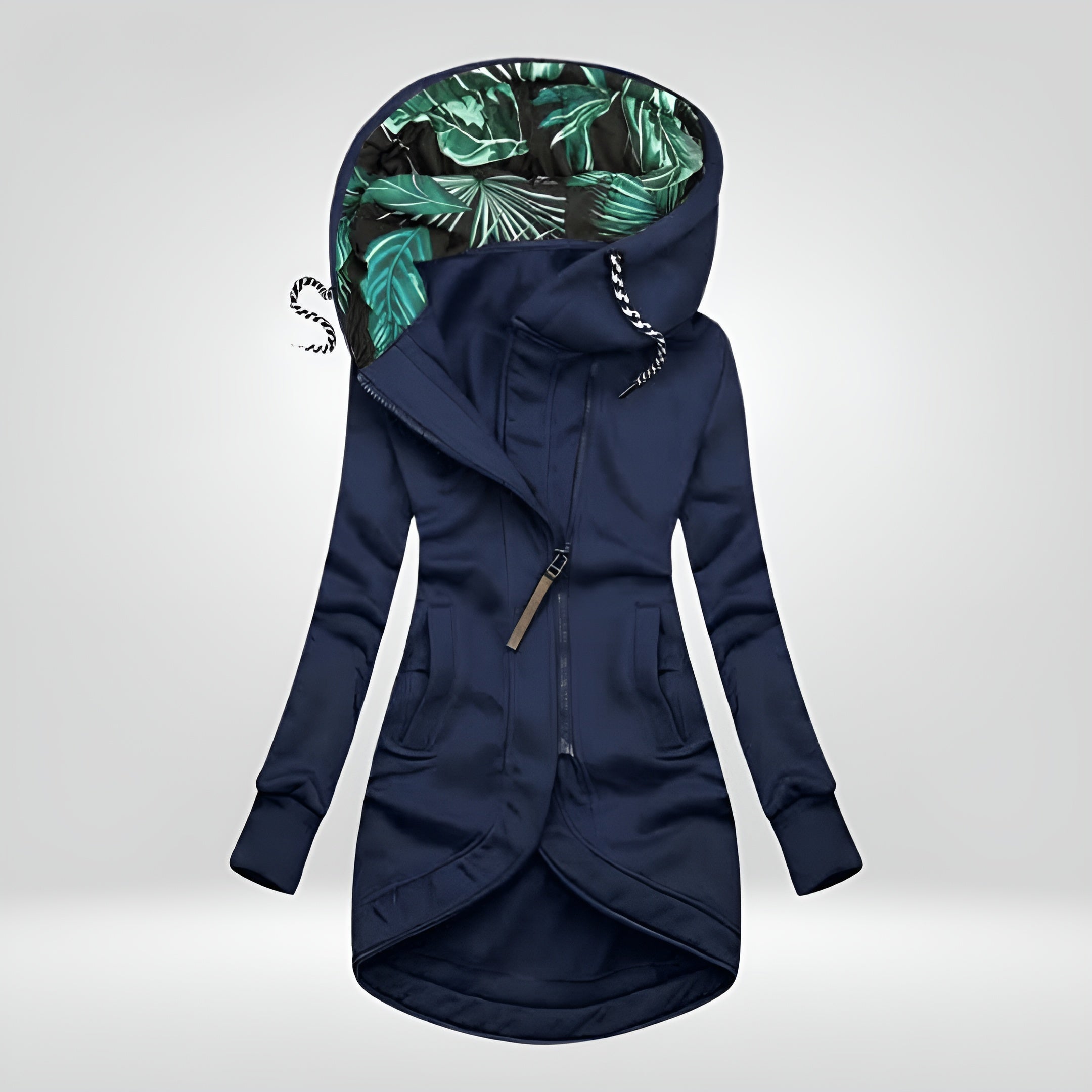 Aysha | Stilfuld Lang Hoodie Jakke