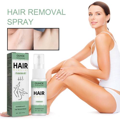 Hårfjerningsspray med aloe til hele kroppen, 30 ml